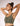 Adjustable Front Zip Sports Bra - Camo