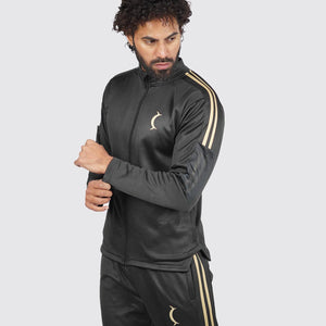 Active Fleece Tracksuit - Black