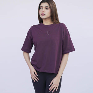 Essential Oversize T- Shirt - Purple