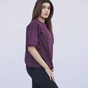 Essential Oversize T- Shirt - Purple