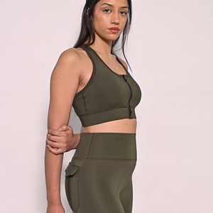 Front Zip Sports Bra 2.0 - Camo