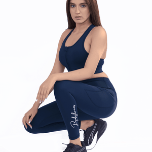 Seamless Pocket Legging - Navy