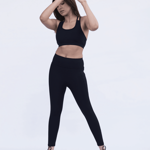 Seamless Pocket Legging - Black