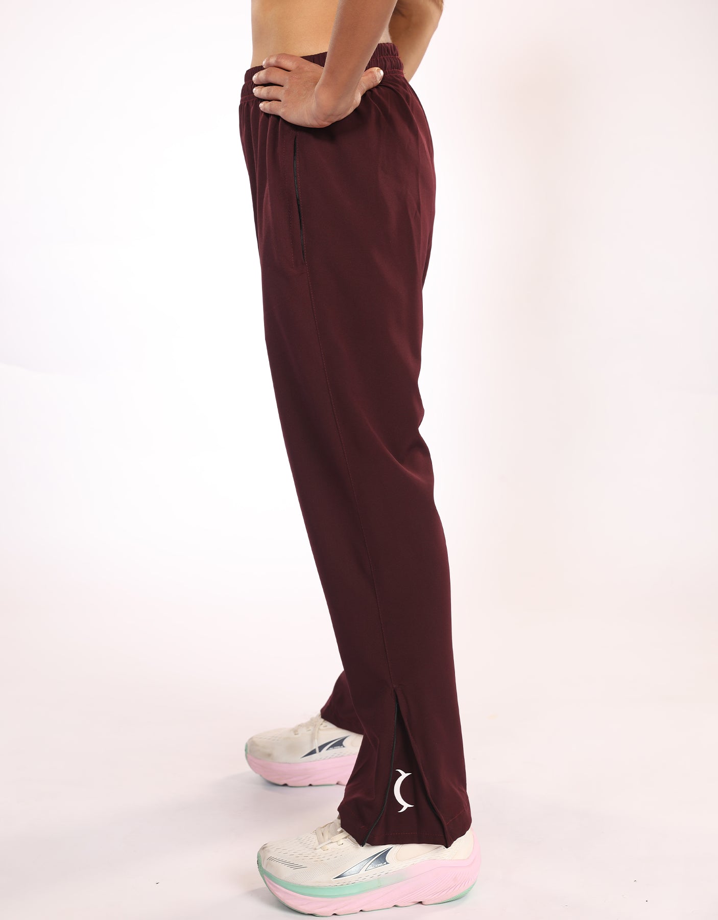 Retro Track Pants - Maroon