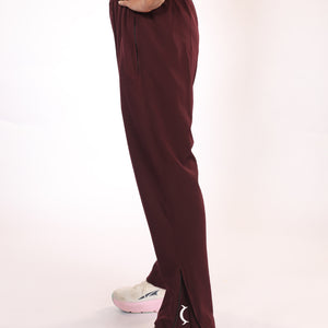 Retro Track Pants - Maroon