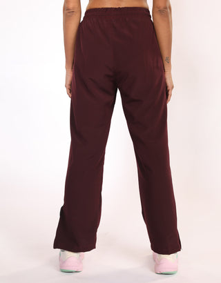 Retro Track Pants - Maroon