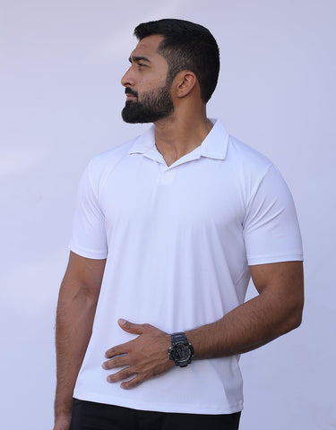 Men Polo Shirt white 2