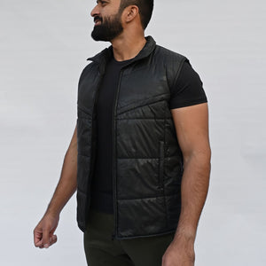 Sleeveless Puffer Jacket - Camo Black - Limited Edition