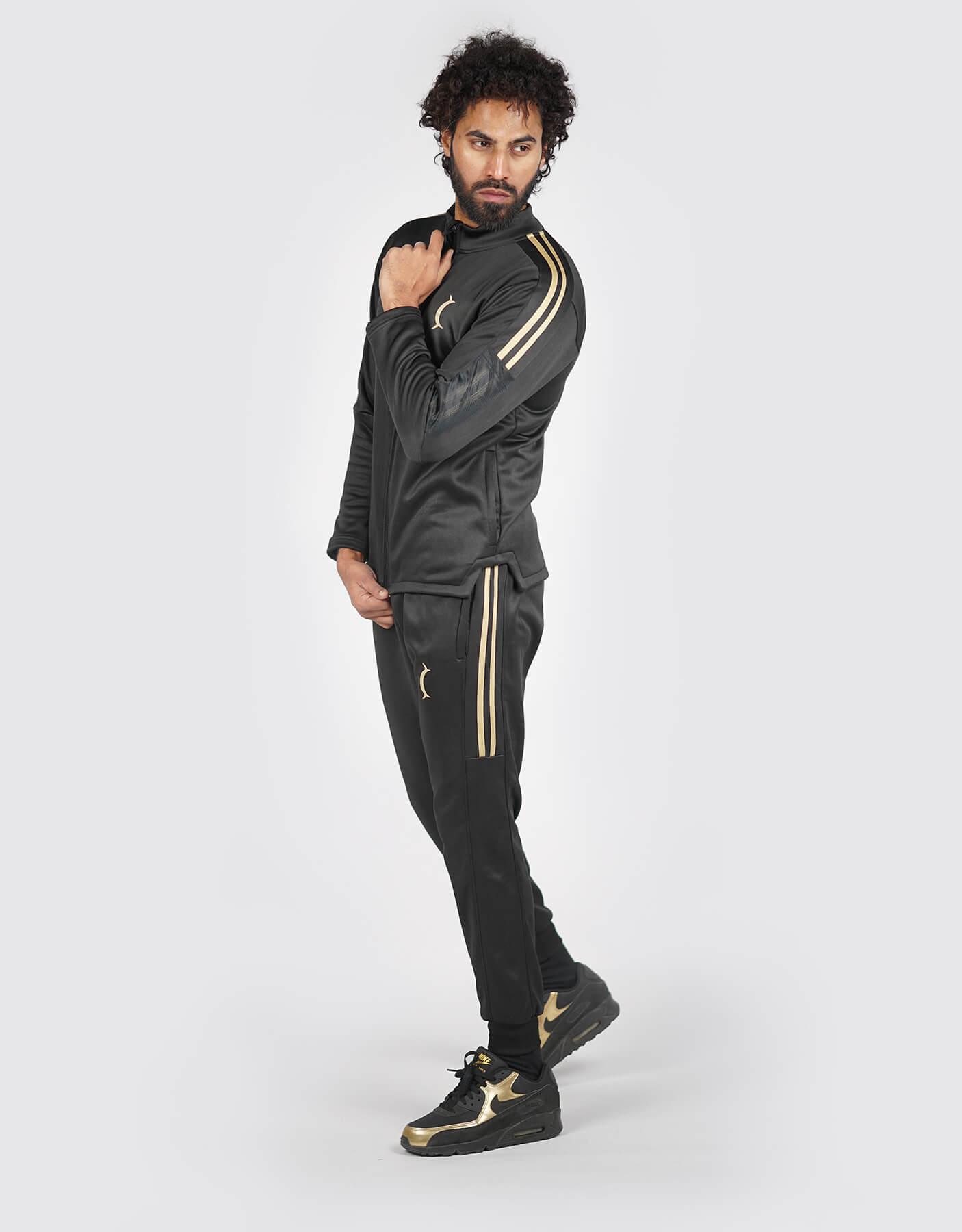 Active Fleece Tracksuit - Black