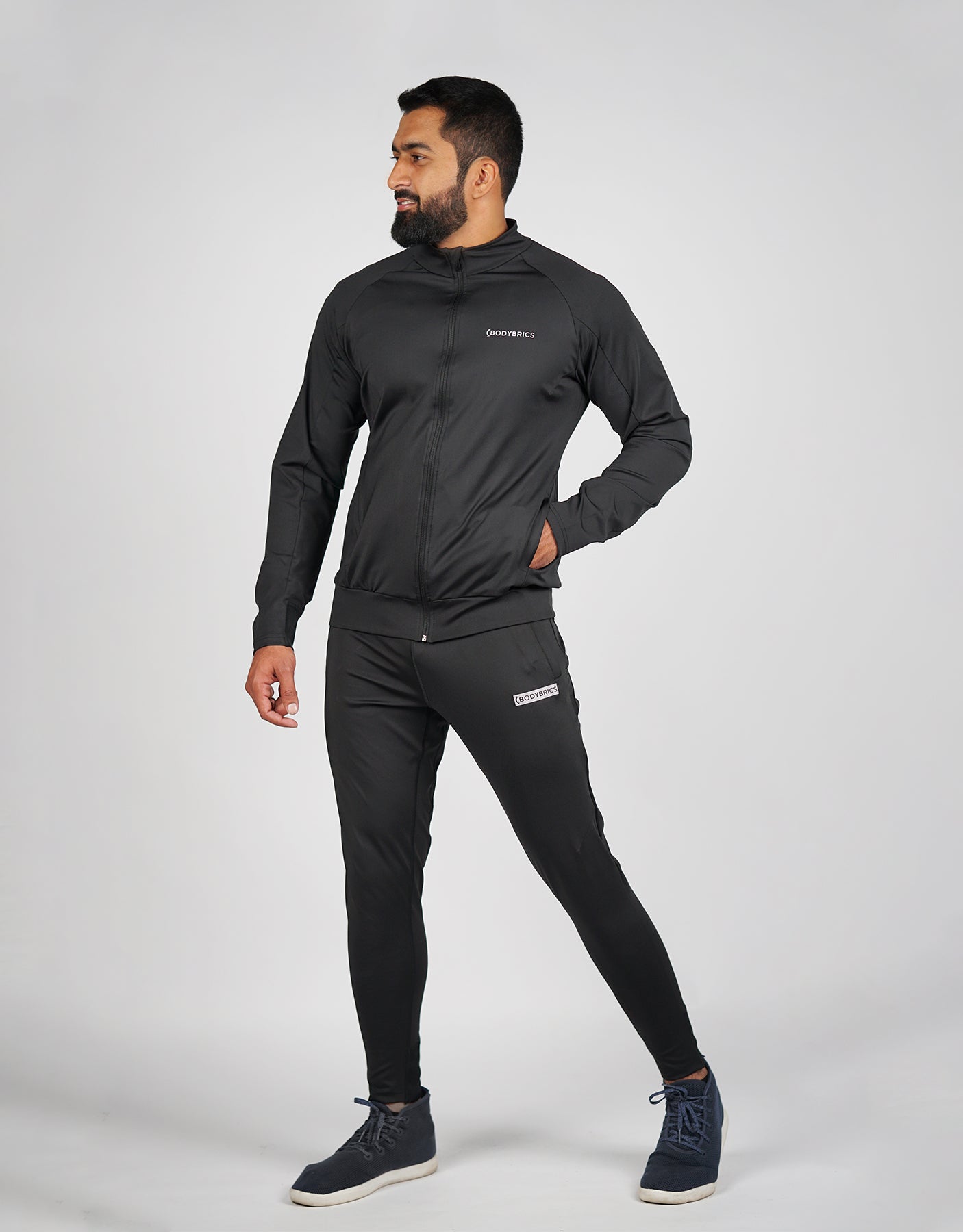 Elite Galaxy Tracksuit - Black-Bodybrics-