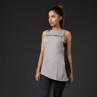 Miring Women Vest - Grey-Bodybrics-Women's Vest