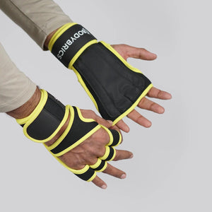 Fingerless Gloves - Yellow-Bodybrics-