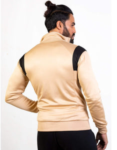 Apex Full Zip Pullover - Beige-Bodybrics-