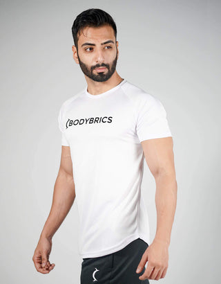 Athleisure T-Shirt - White-Bodybrics-