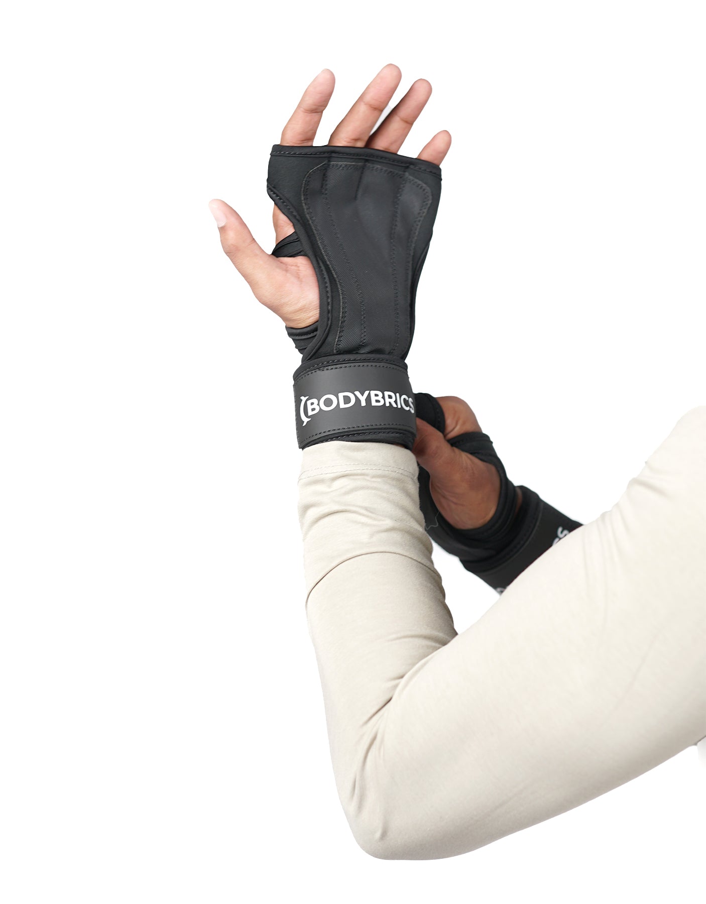 Fingerless Gloves - Black-Bodybrics-